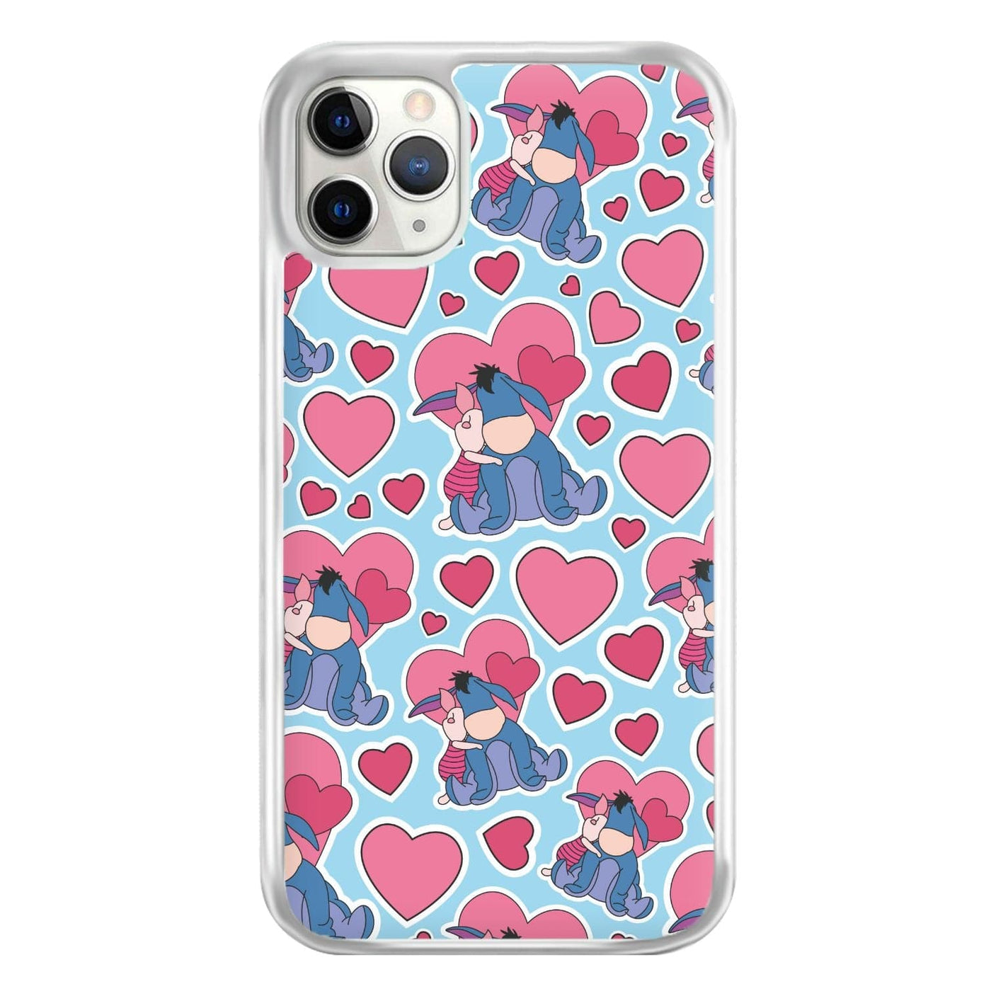 Eeore And Piglet Pattern - Disney Valentine's Phone Case