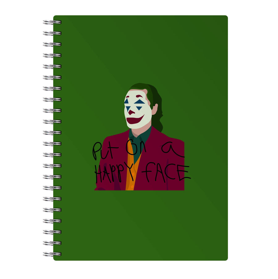 Put on a happy face - Joker Notebook