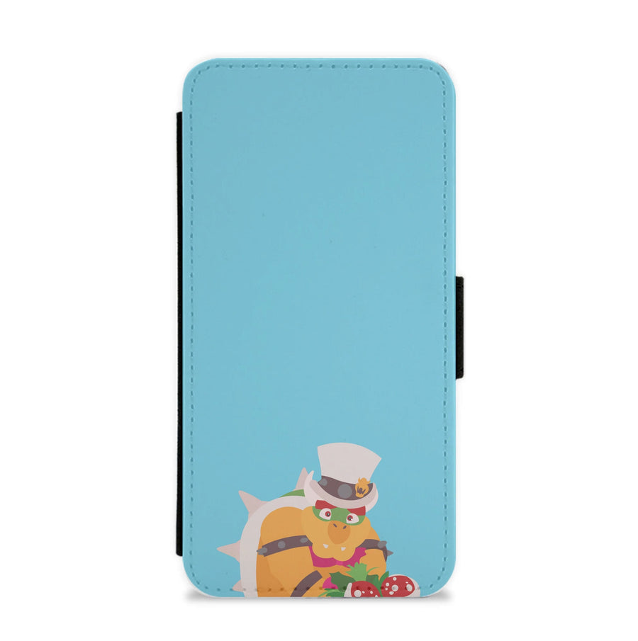 Boswer Dressed Up - The Super Mario Bros Flip / Wallet Phone Case