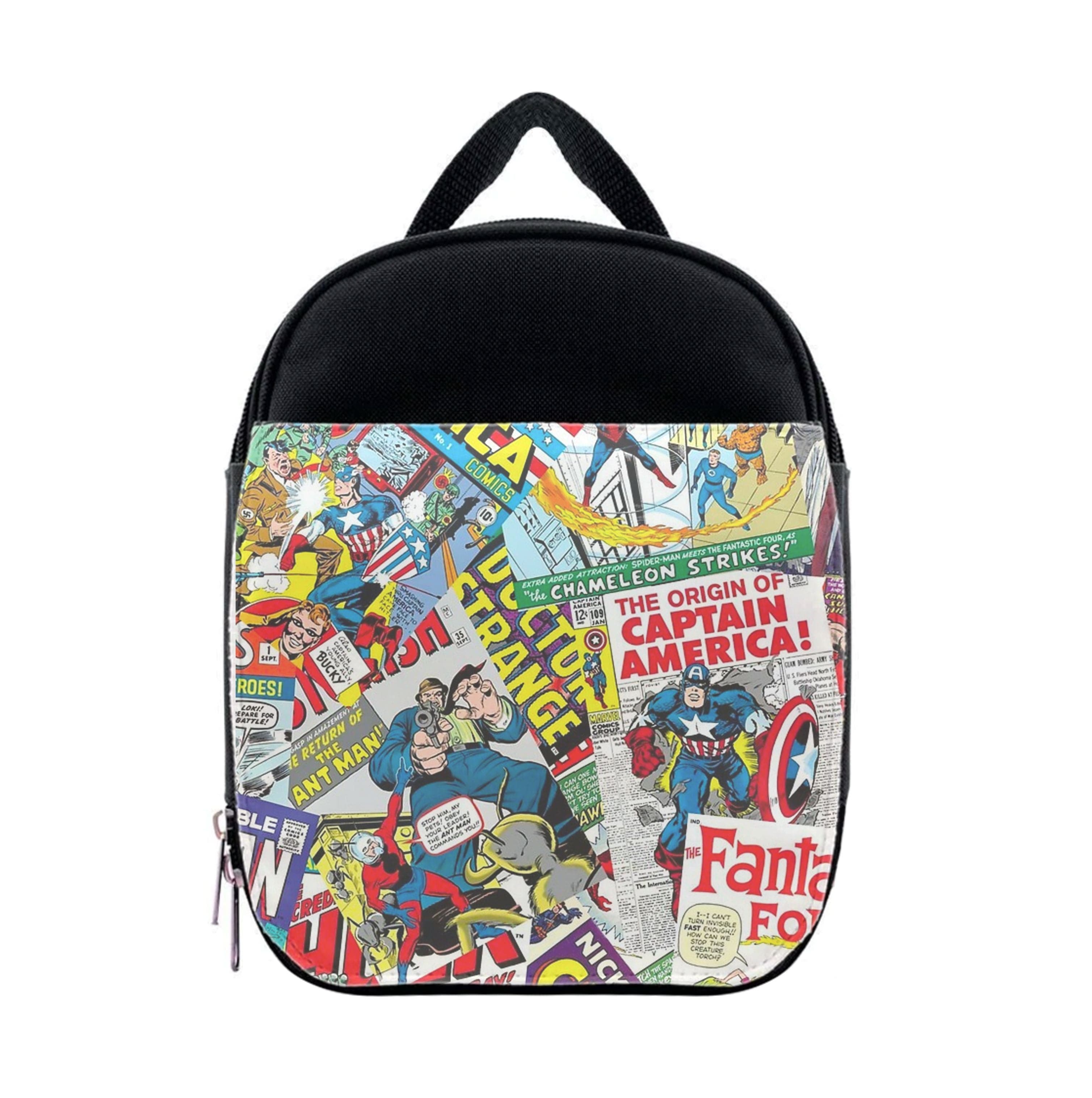 Superhero Comic Comics Pattern Lunchbox