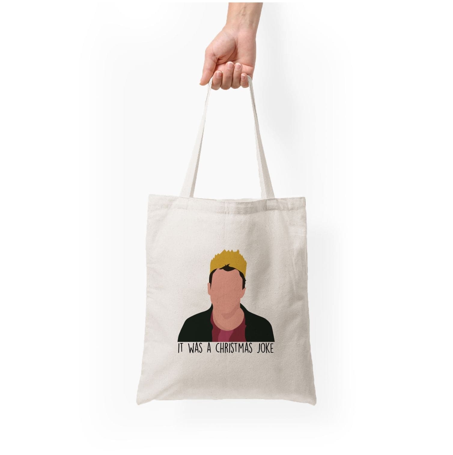 It Was A Christmas Joke - Peep Tote Bag