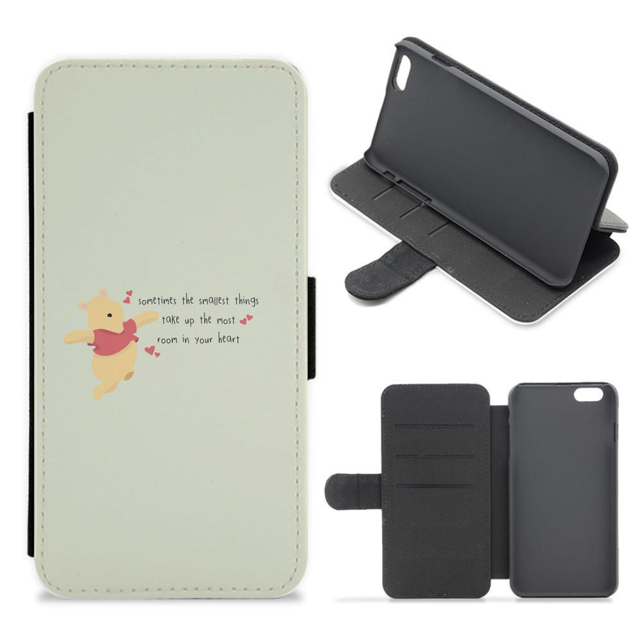 Take Up The Most Room - Winnie The Pooh Flip / Wallet Phone Case