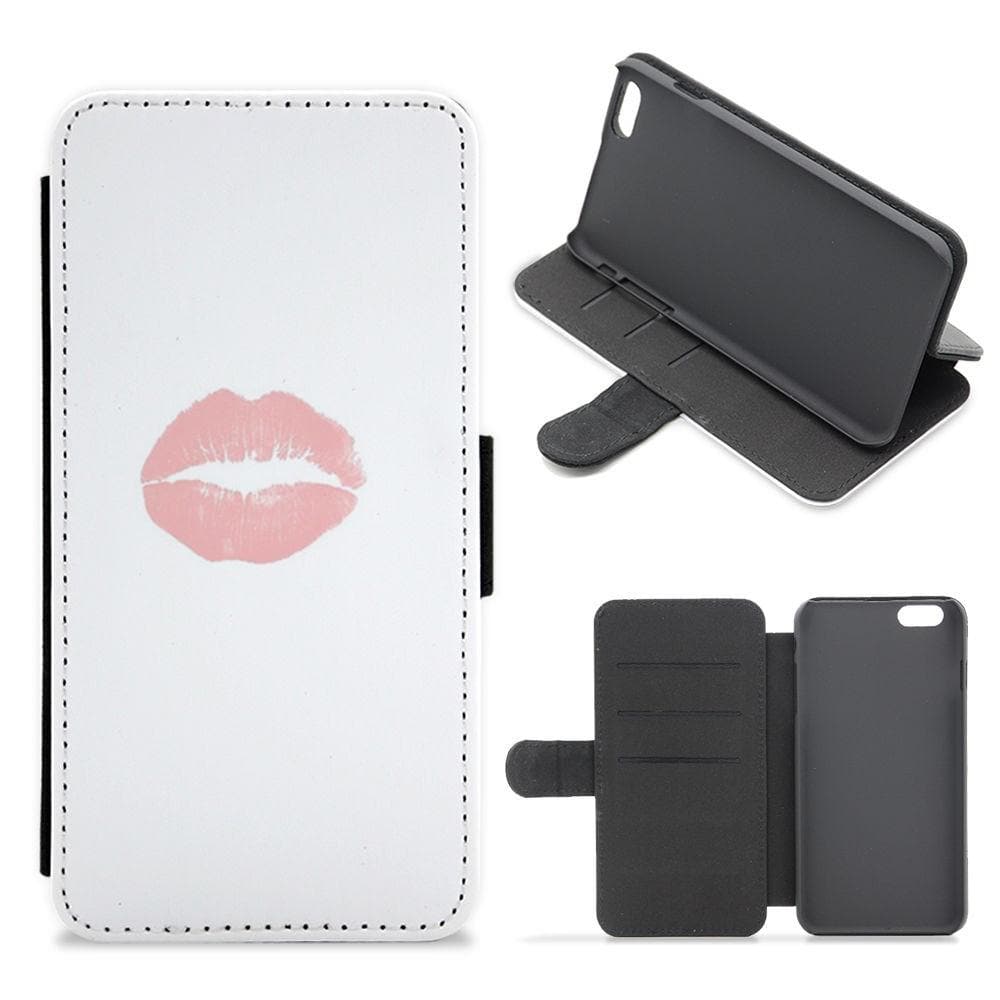 Kylie Jenner - Pink Kiss Flip / Wallet Phone Case - Fun Cases