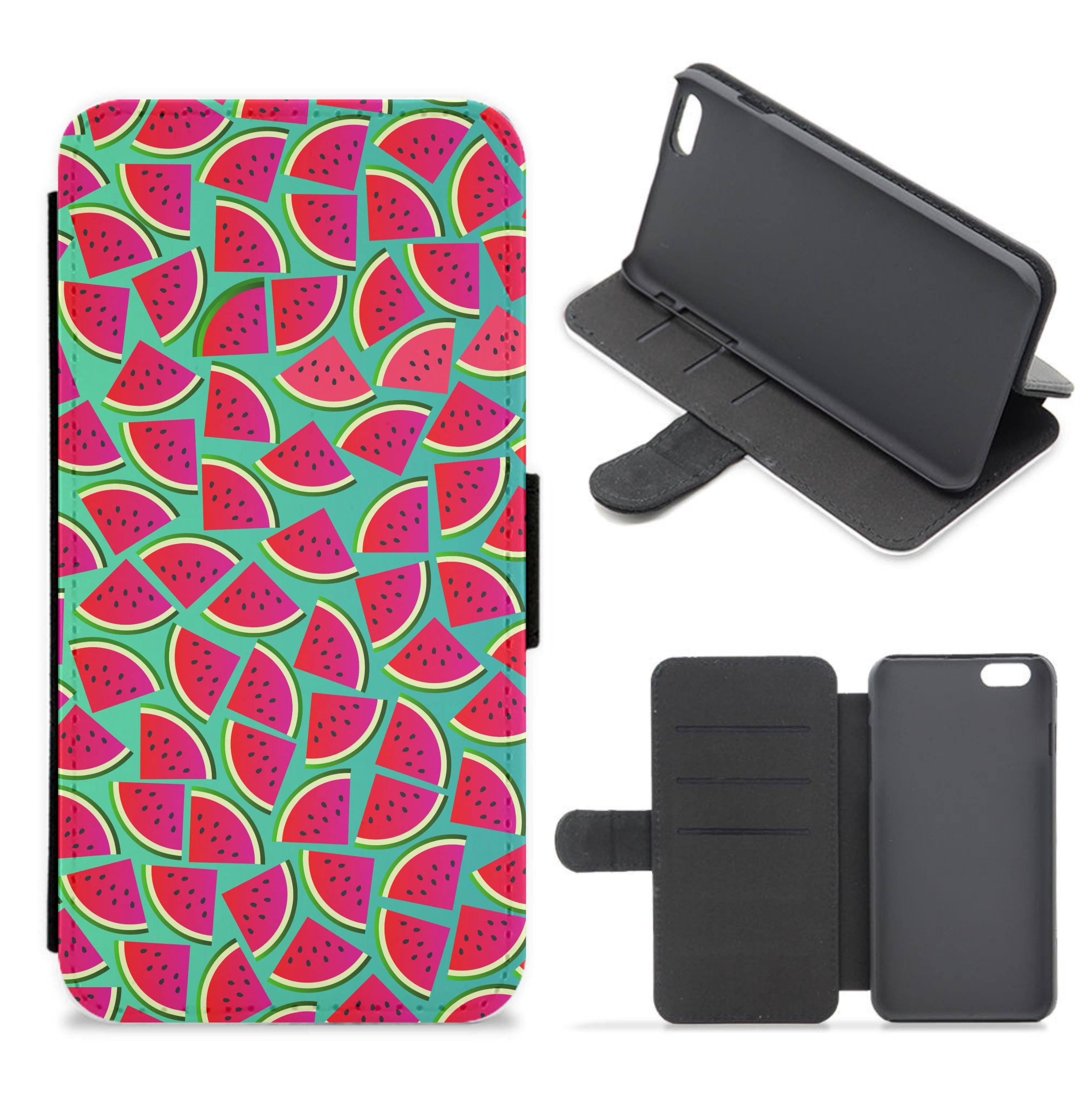 Watermelons - Fruit Patterns Flip / Wallet Phone Case