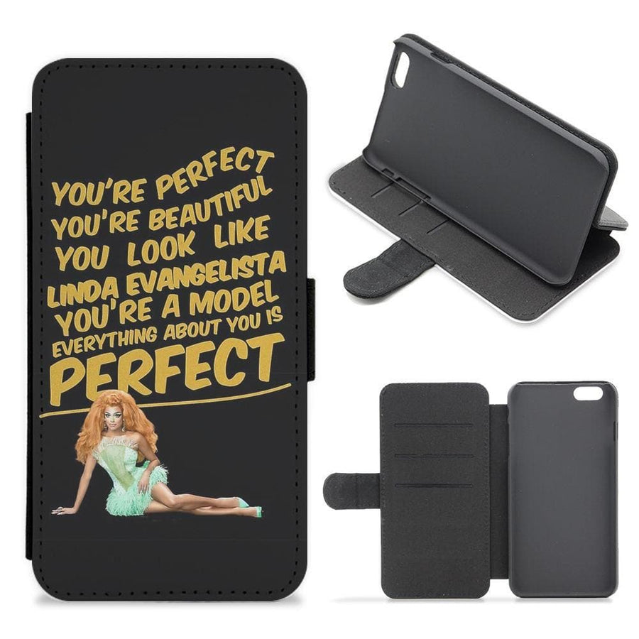 Valentina, You're Perfect, You're Beautiful... Flip Wallet Phone Case - Fun Cases