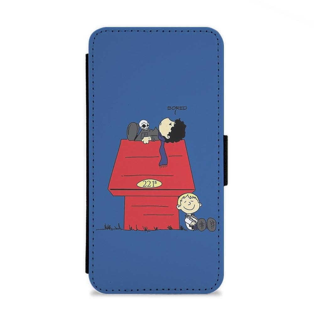 Sherlock Cartoon Flip Wallet Phone Case - Fun Cases