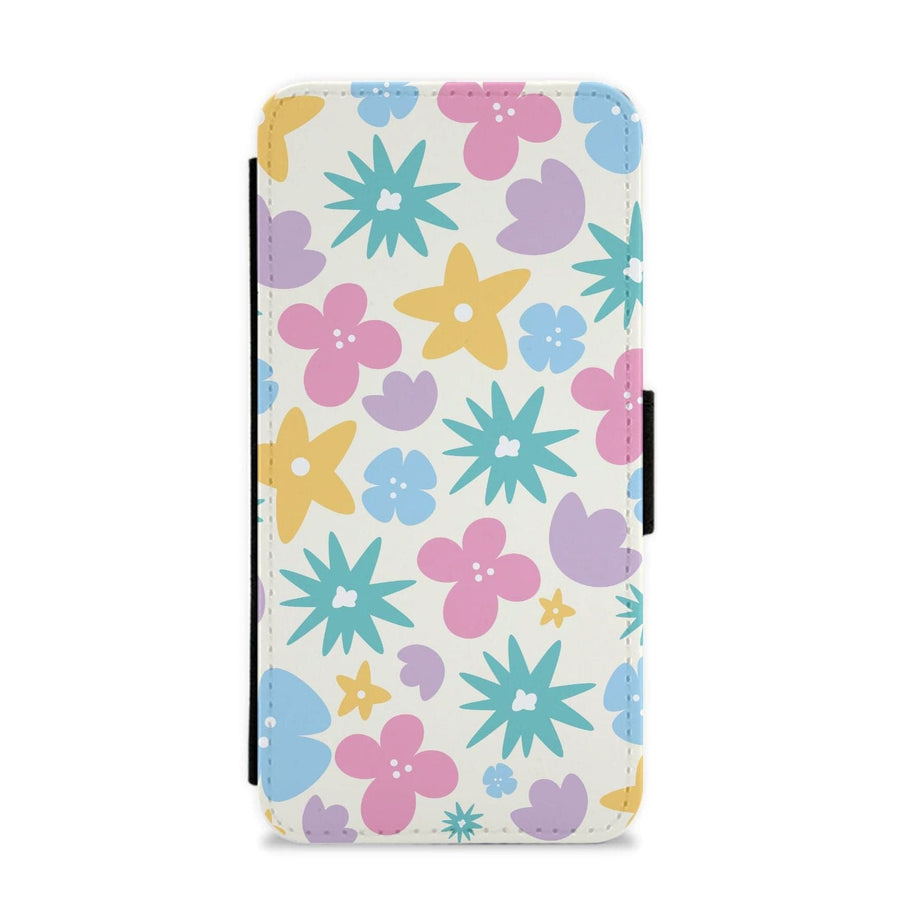 Playful Flowers - Floral Patterns Flip / Wallet Phone Case