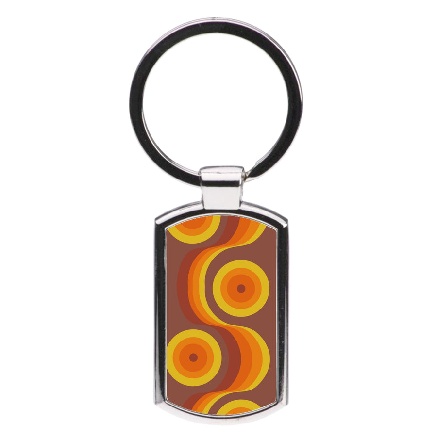 Abstract Pattern 17 Luxury Keyring