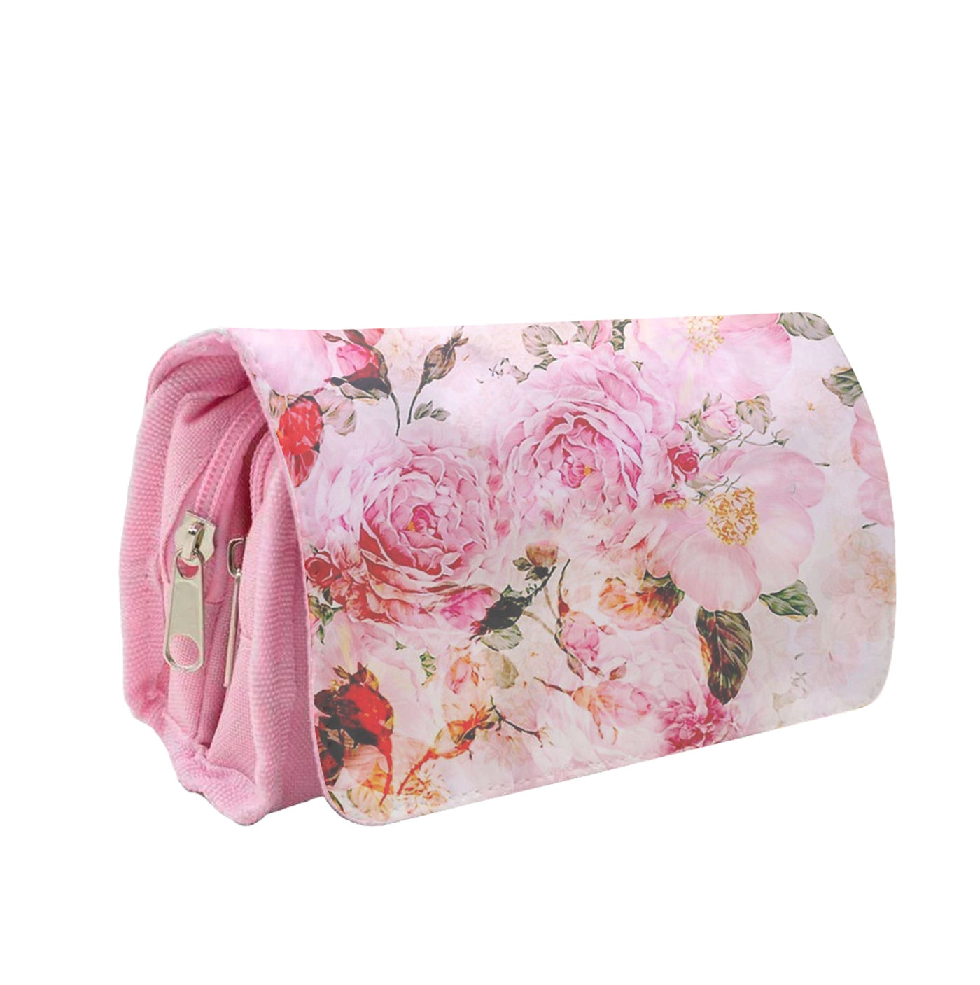 Pretty Pink Chic Floral Pattern Pencil Case