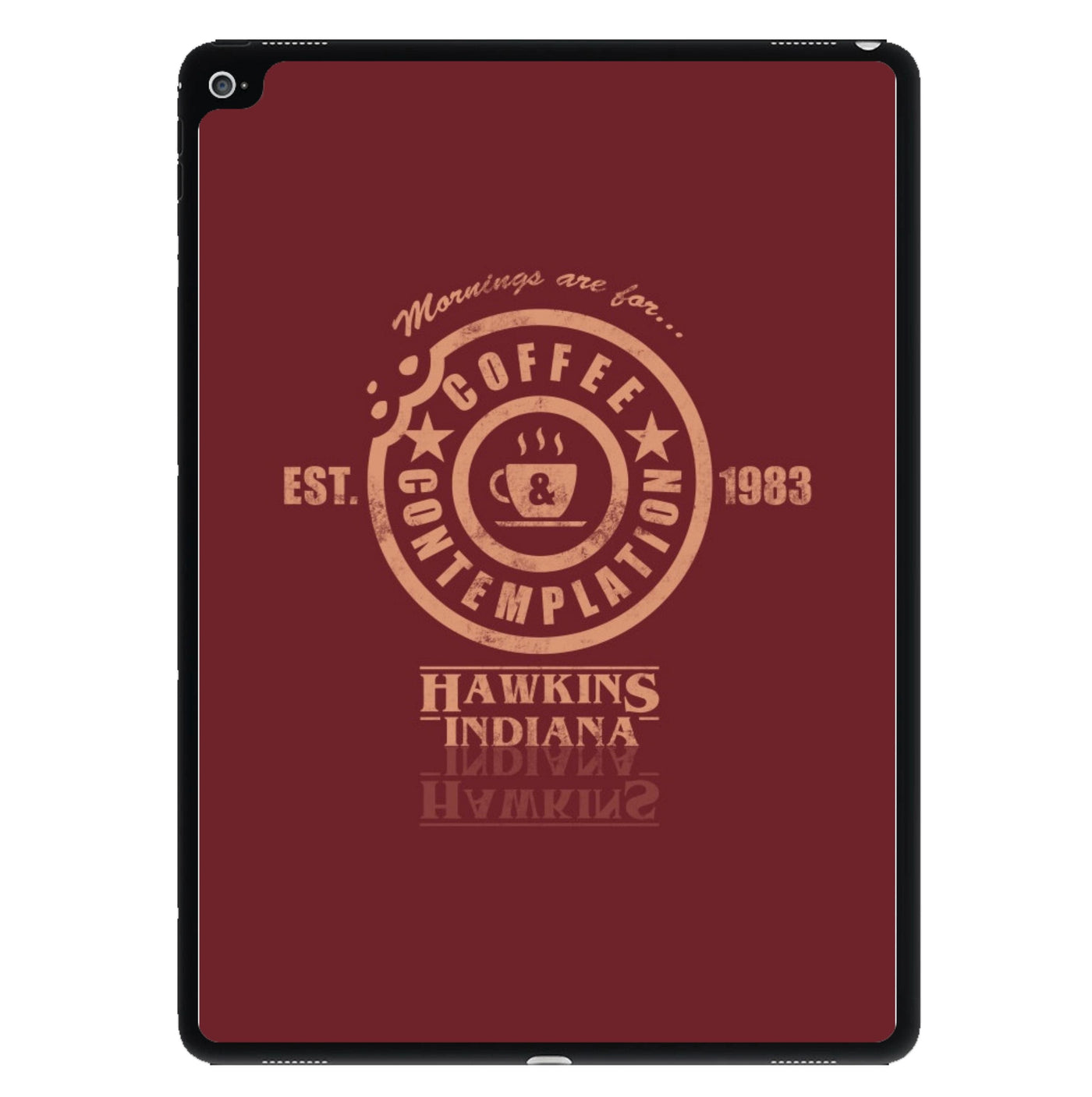 Coffee Contemplation - Stranger Things iPad Case