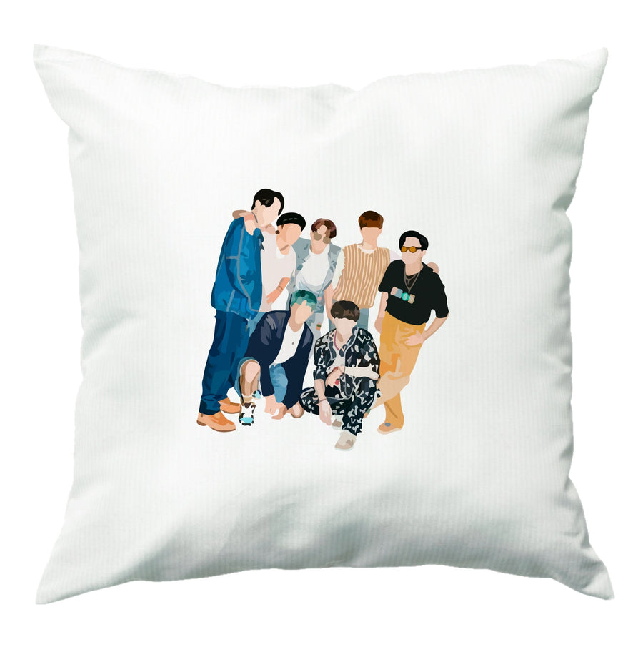 Casual BTS Band Cushion