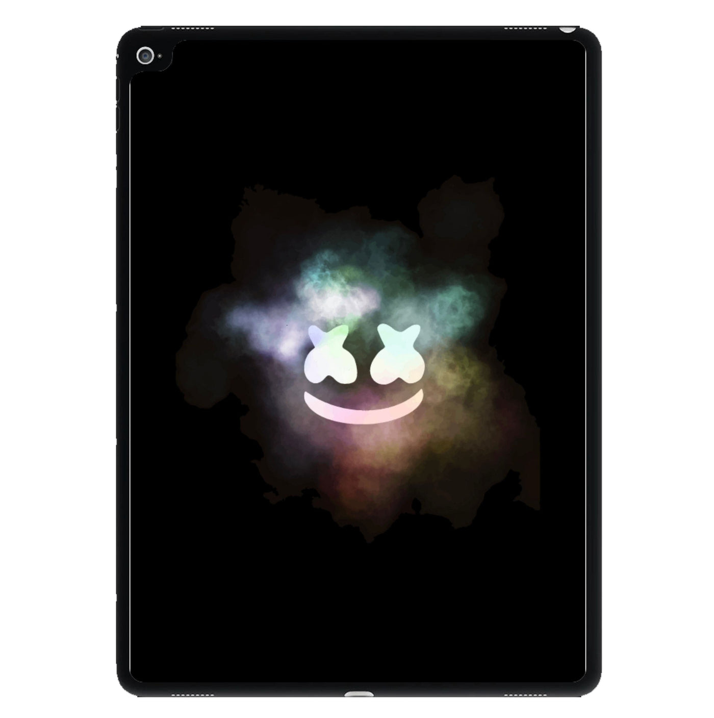 Black Marshmello Smoke iPad Case