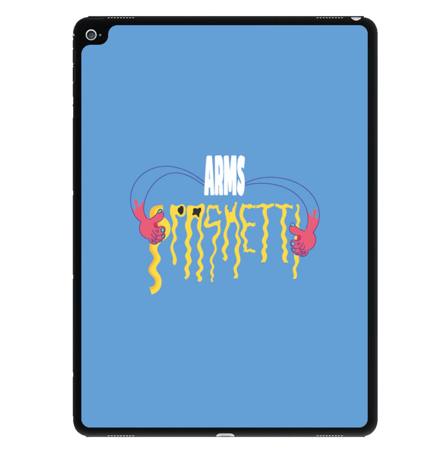Arms Spaghetti - Blue iPad Case