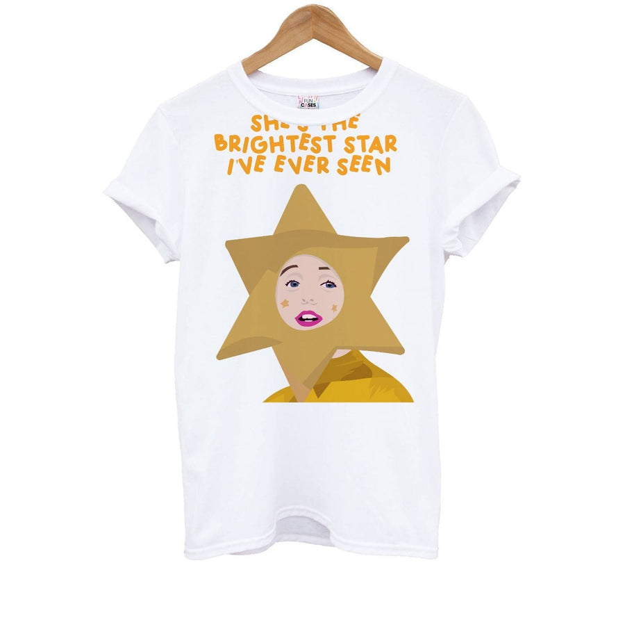 She's The Brightest Star I've Ever Seen - Christmas Kids T-Shirt