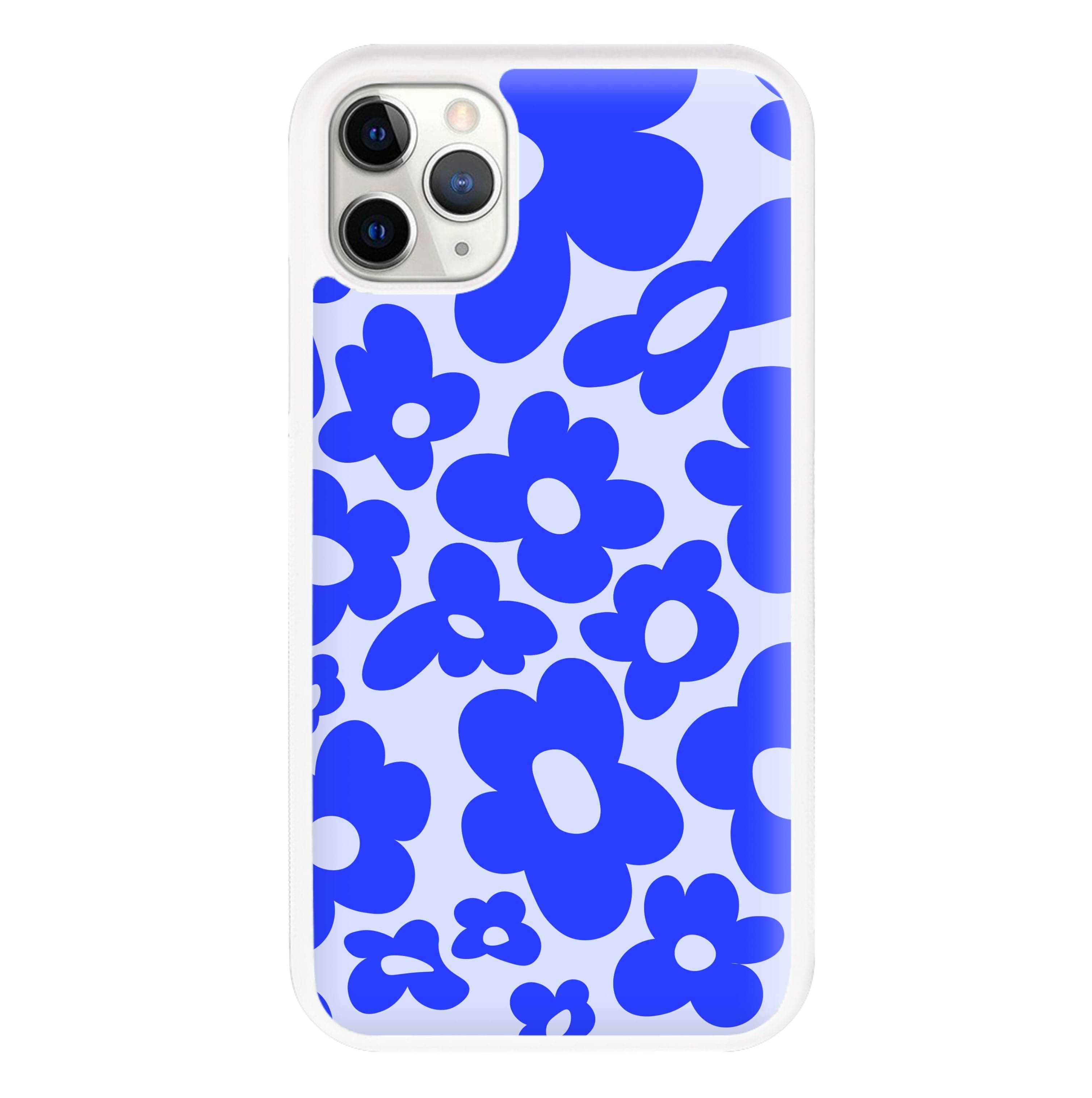 Blue Flowers - Trippy Patterns Phone Case