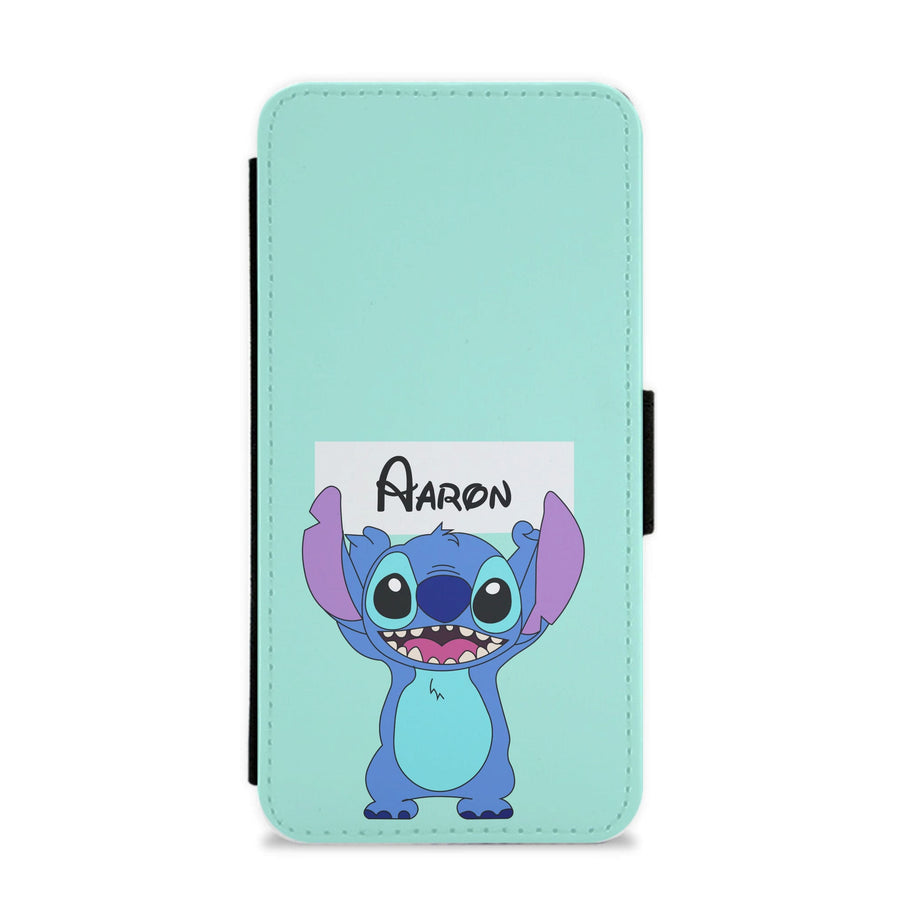 Standing Stitch - Personalised Disney  Flip / Wallet Phone Case
