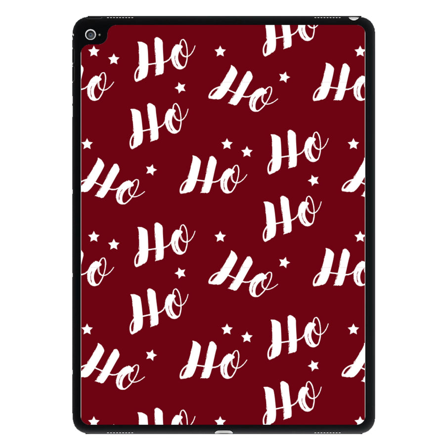 Ho Ho Ho Christmas Pattern iPad Case
