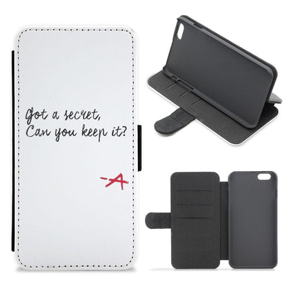 Got A Secret, Can You Keep It? - Pretty Little Liars Flip Wallet Phone Case - Fun Cases