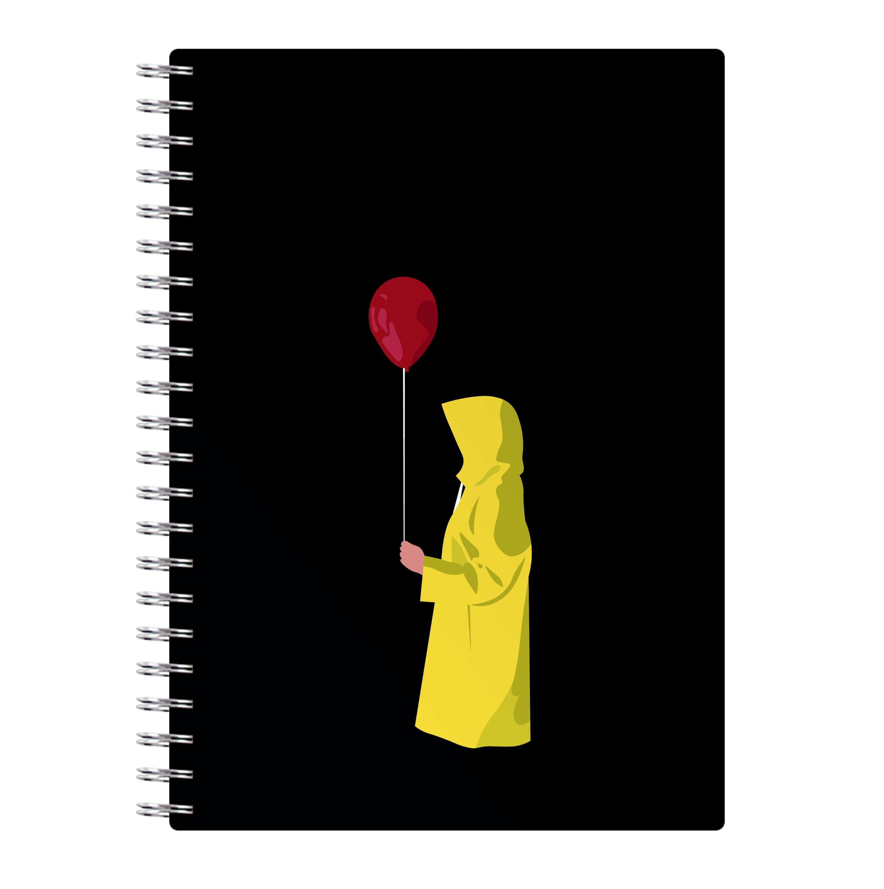 Holding Balloon - Clown Notebook