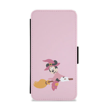 Witch Female Mouse Halloween Flip / Wallet Phone Case