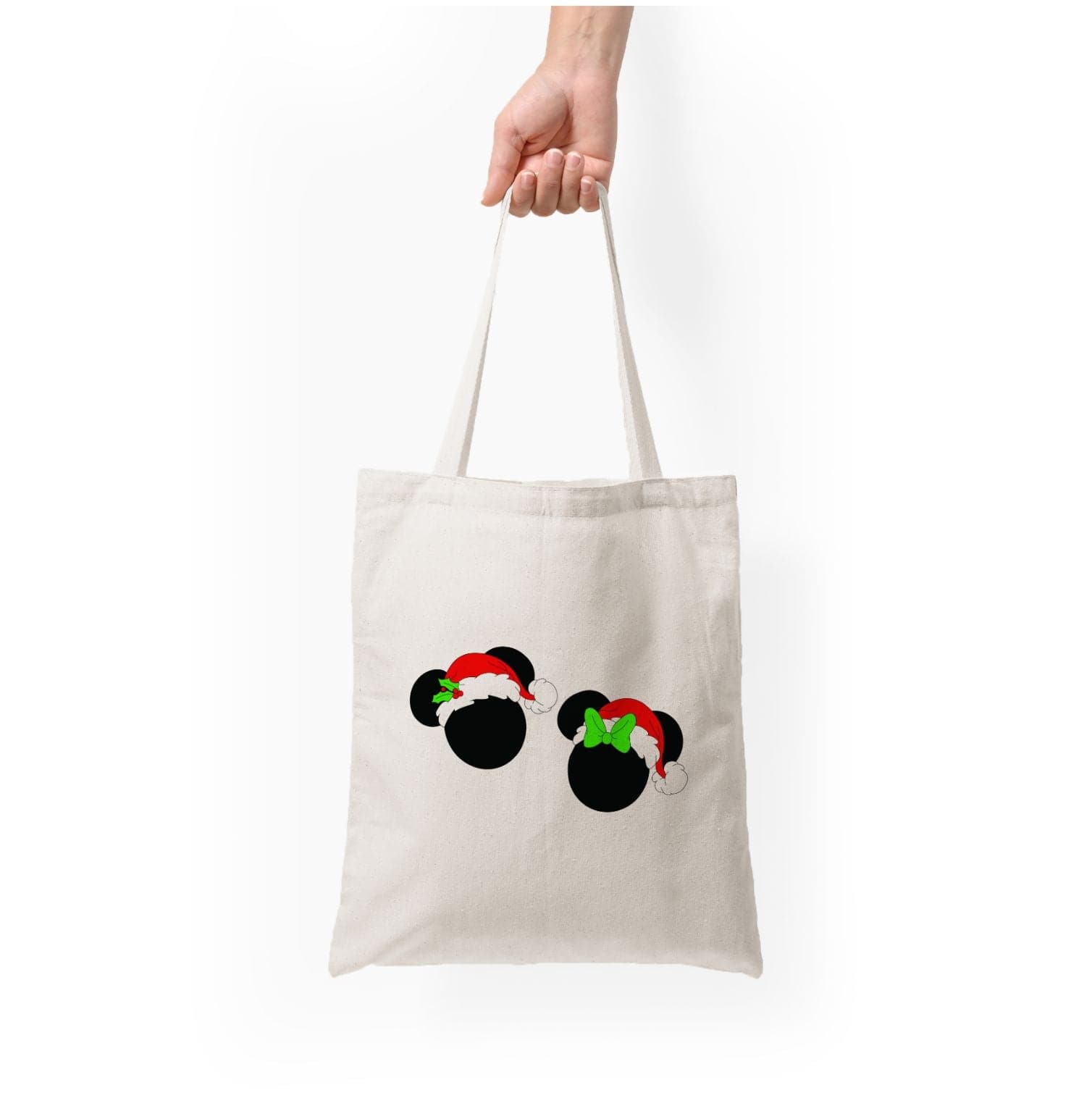 Festive Mice Christmas Tote Bag