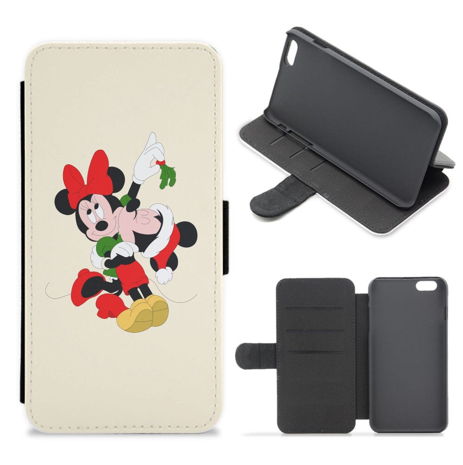 Mistletoe Fairytale Mice - Christmas Flip / Wallet Phone Case