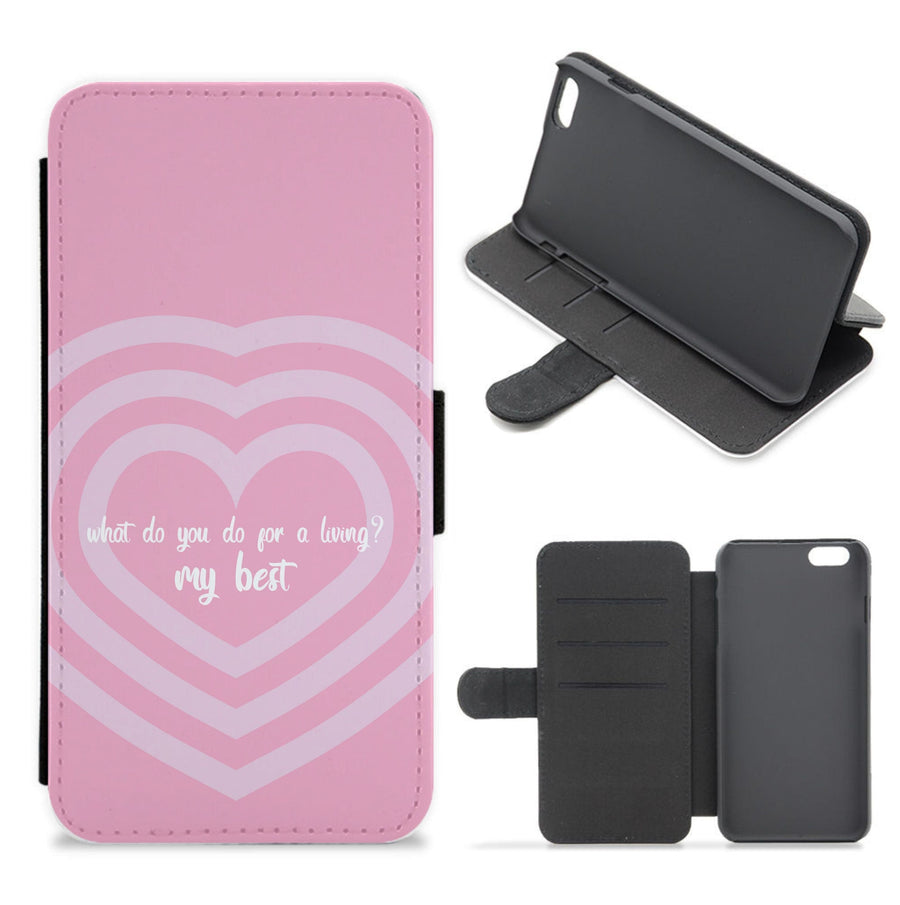 My Best - Funny Quotes Flip / Wallet Phone Case