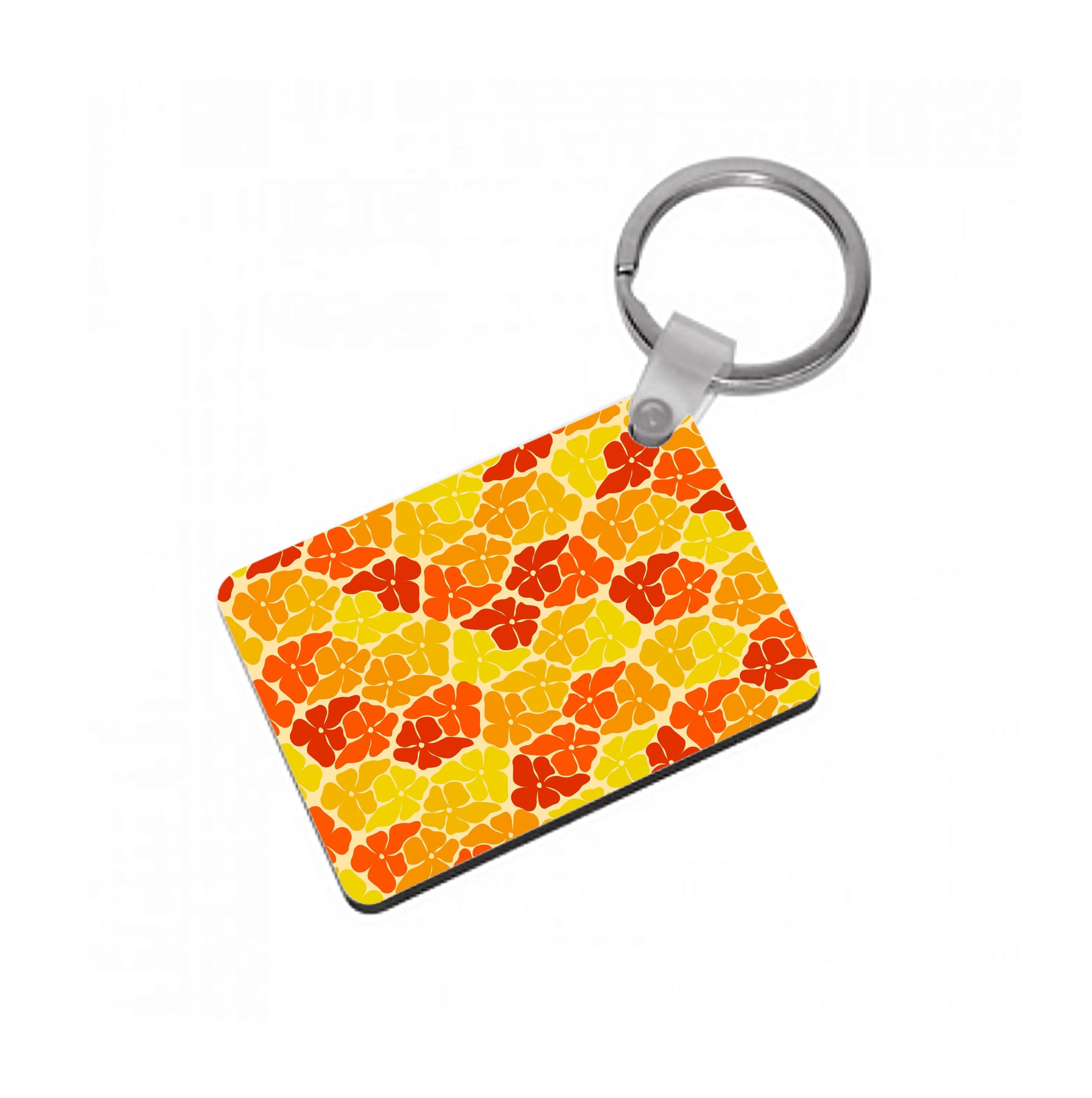 Abstract Pattern 3 Keyring