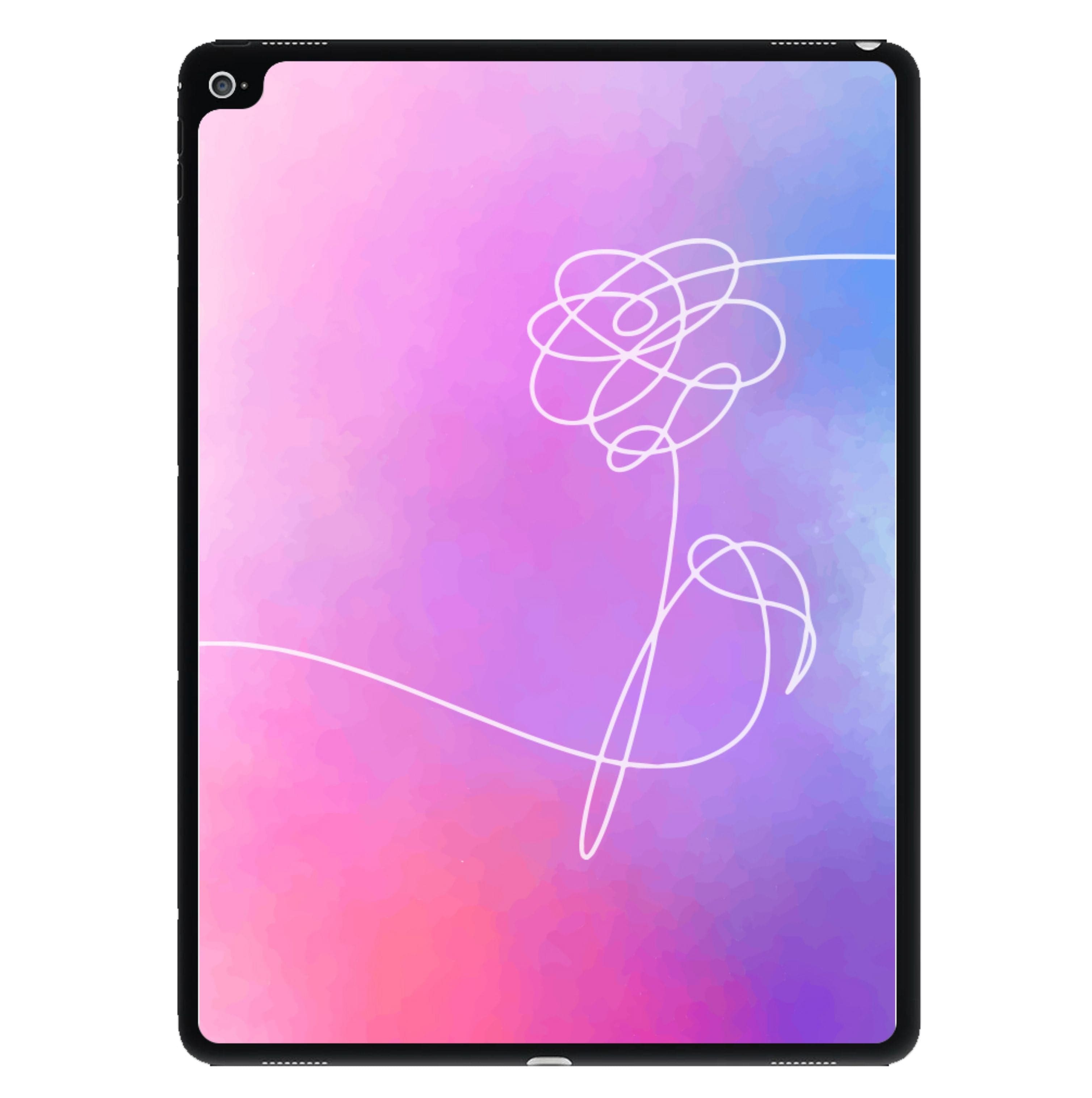 BTS Flower Pattern - K Pop iPad Case