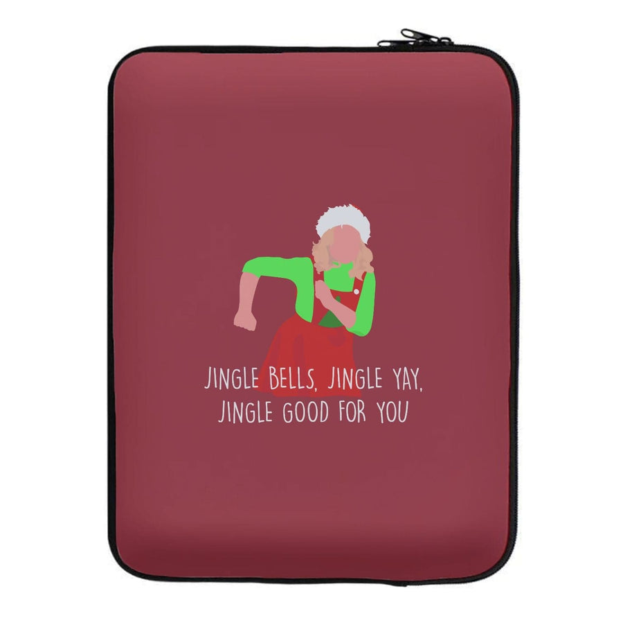 Jingle Bells, Jingle Yay - Parks And Rec Laptop Sleeve