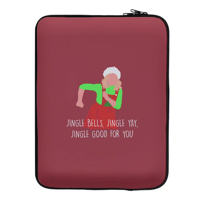 Jingle Bells, Jingle Yay - Parks Laptop Sleeve