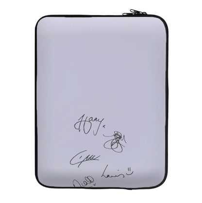 1D Signatures Laptop Sleeve