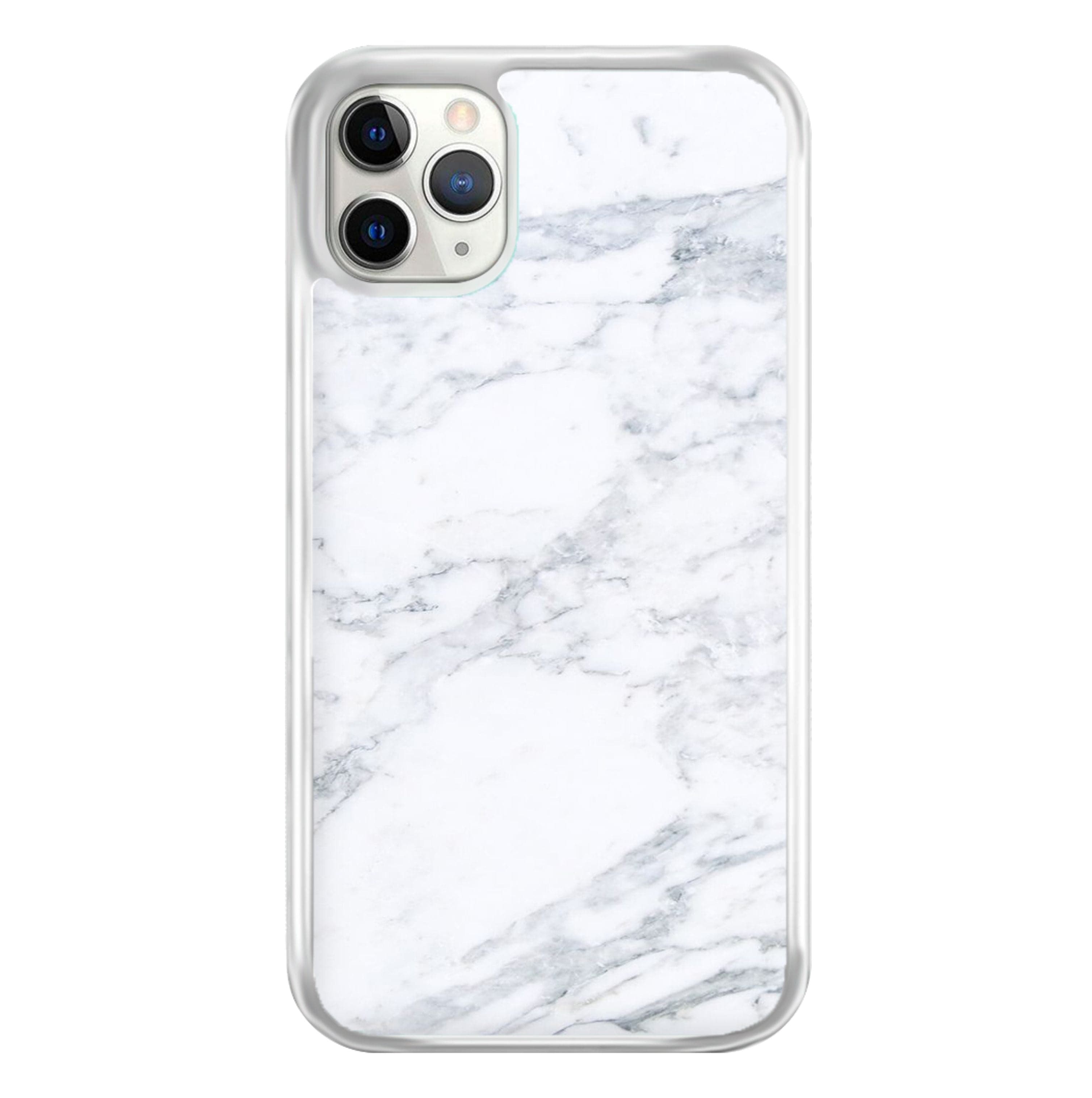 White Marble Pattern Phone Case