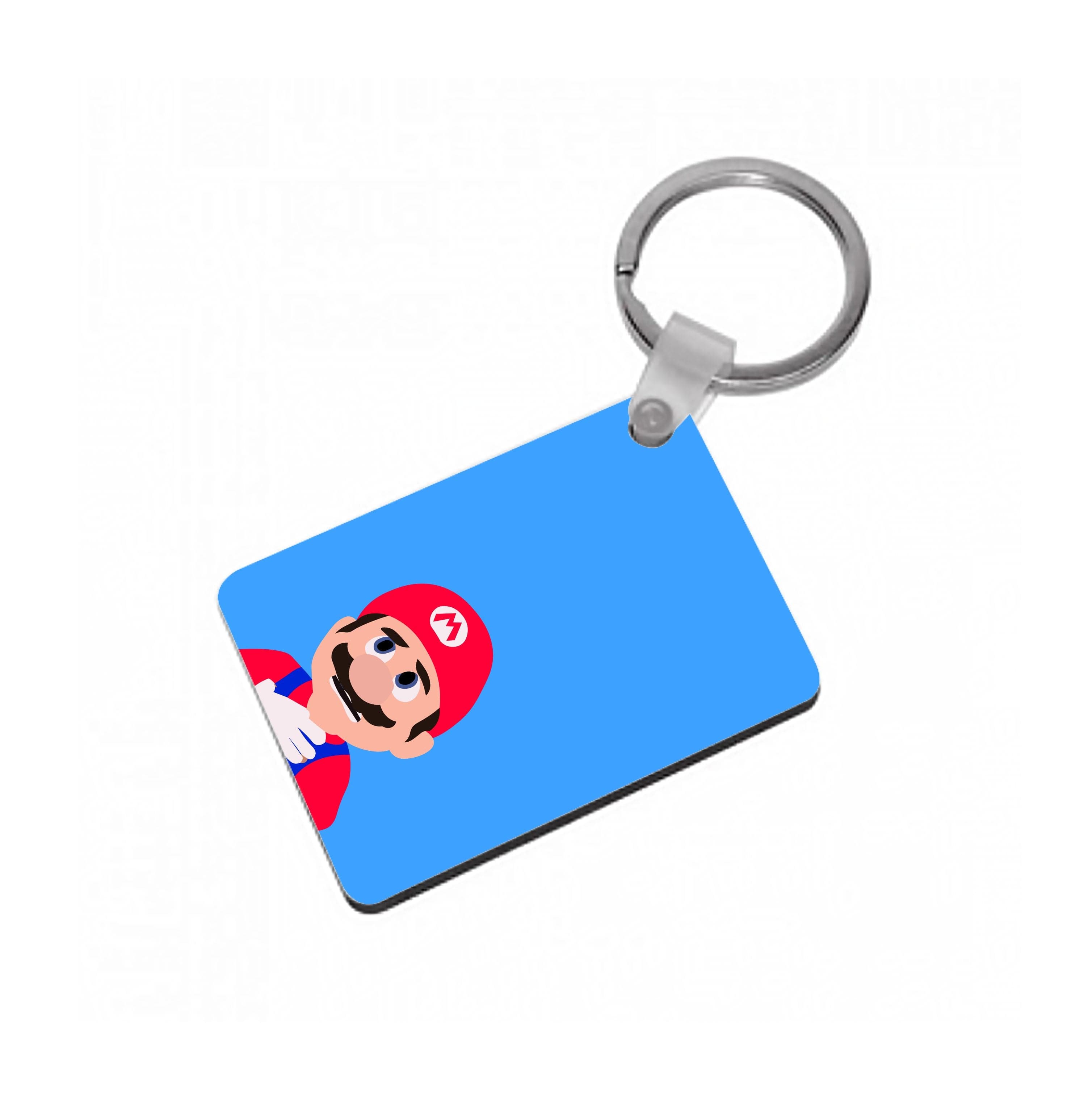 Worried Mario Keyring