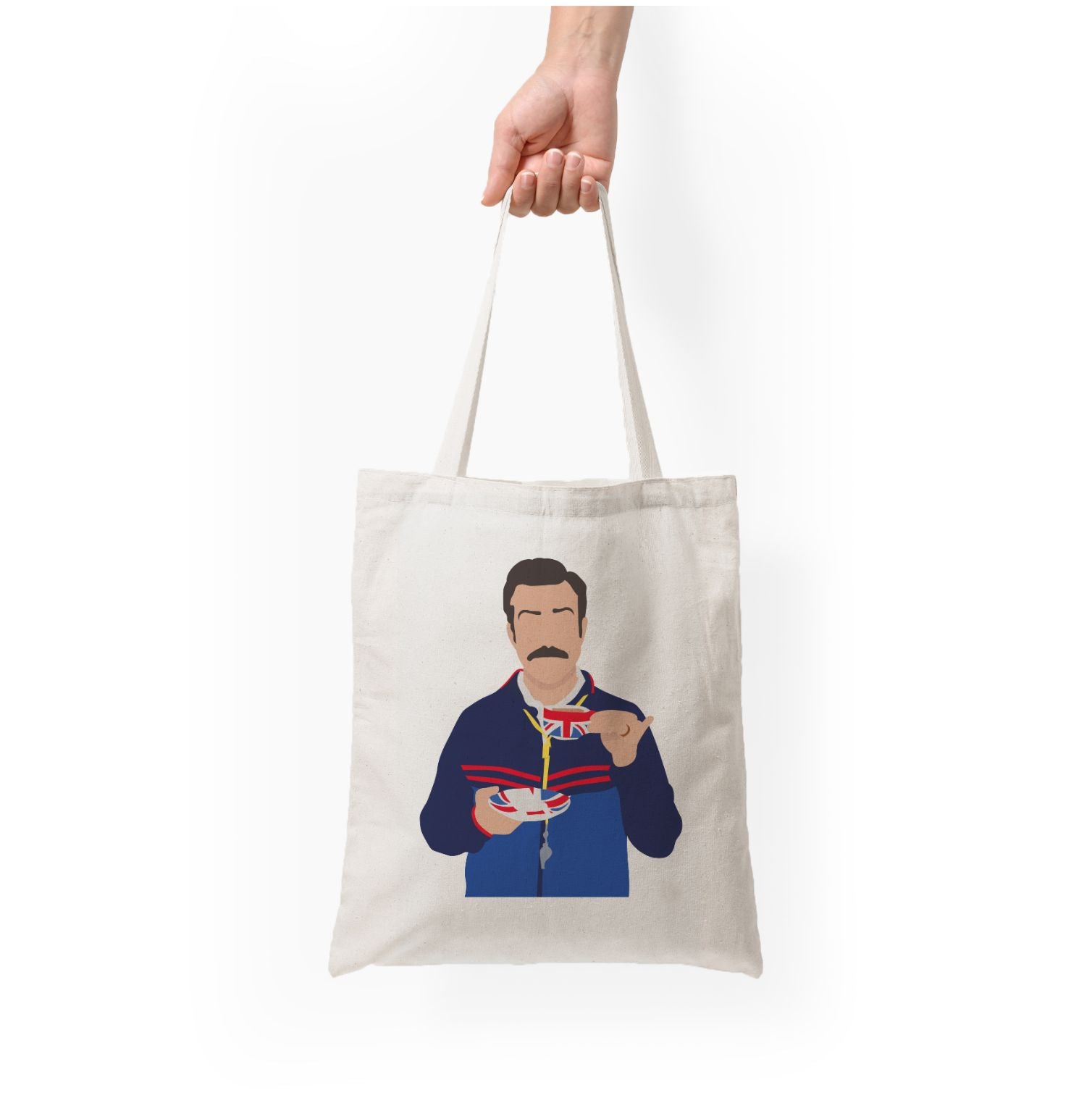 Ted Drinking Tea Tote Bag