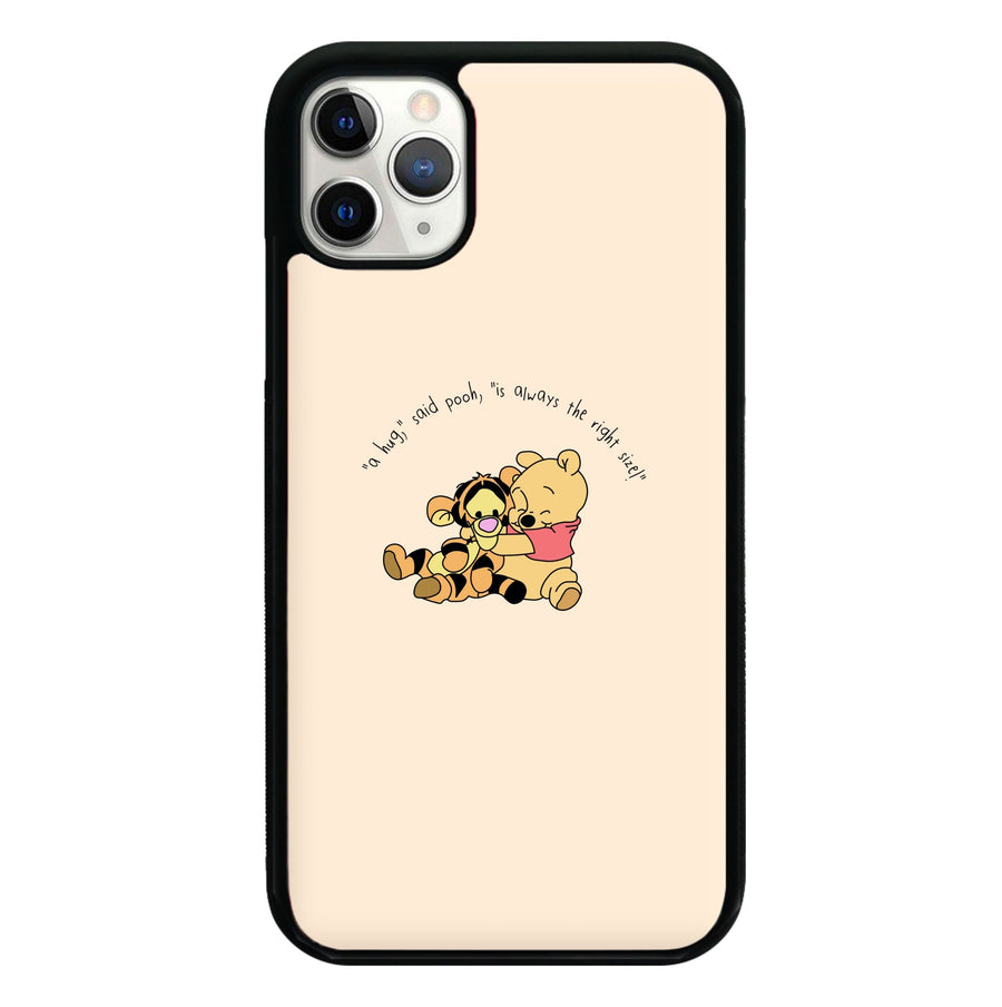 A Hug Said Pooh - Winnie The Pooh Phone Case