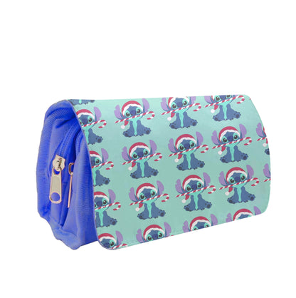 Stitch - Christmas Patterns Pencil Case