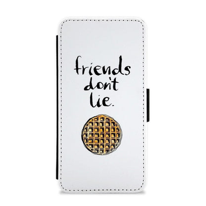 Friends Don't Lie Waffle - Stranger Things Flip / Wallet Phone Case - Fun Cases