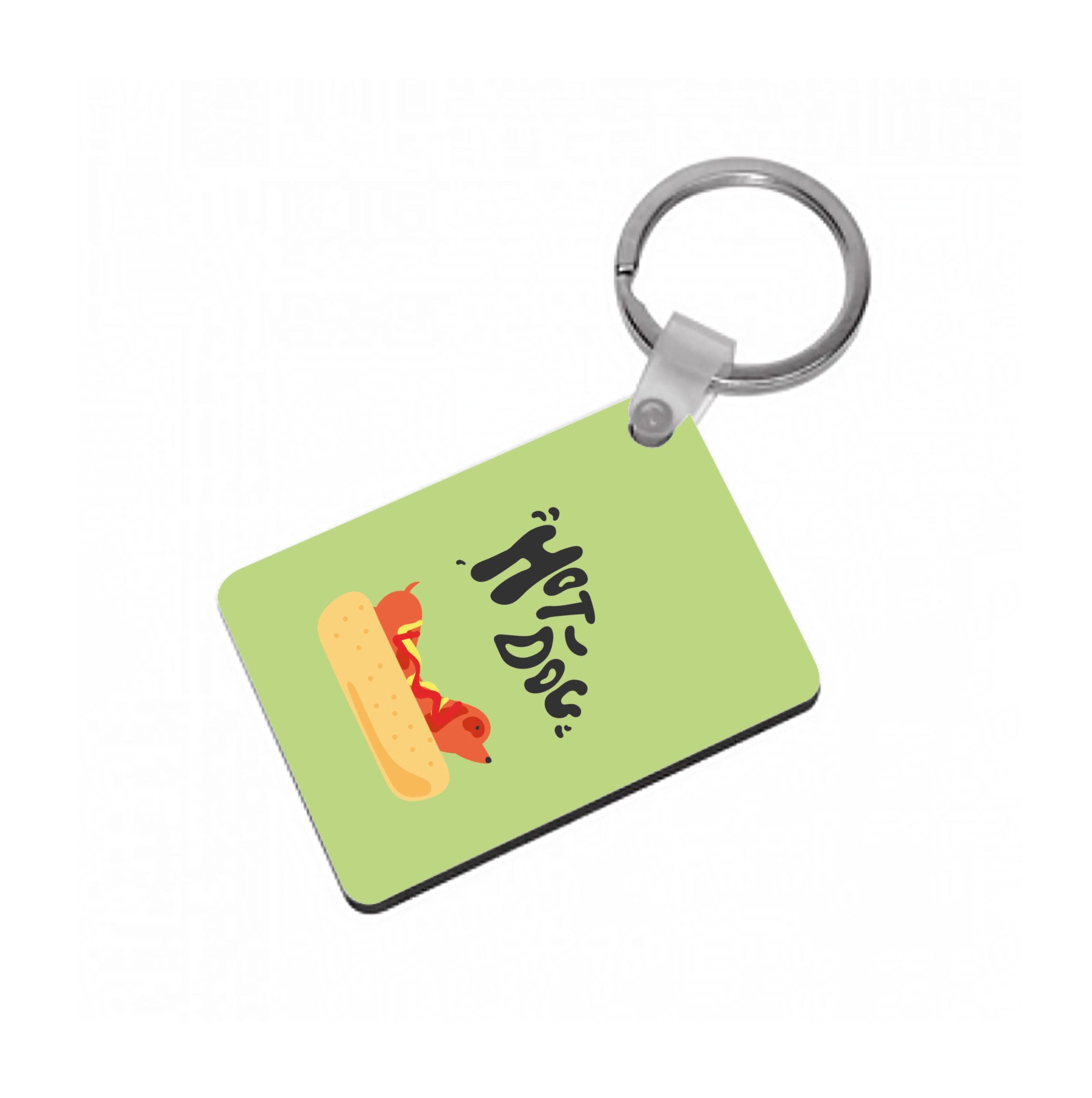 Hot Dog - Dachshunds Keyring