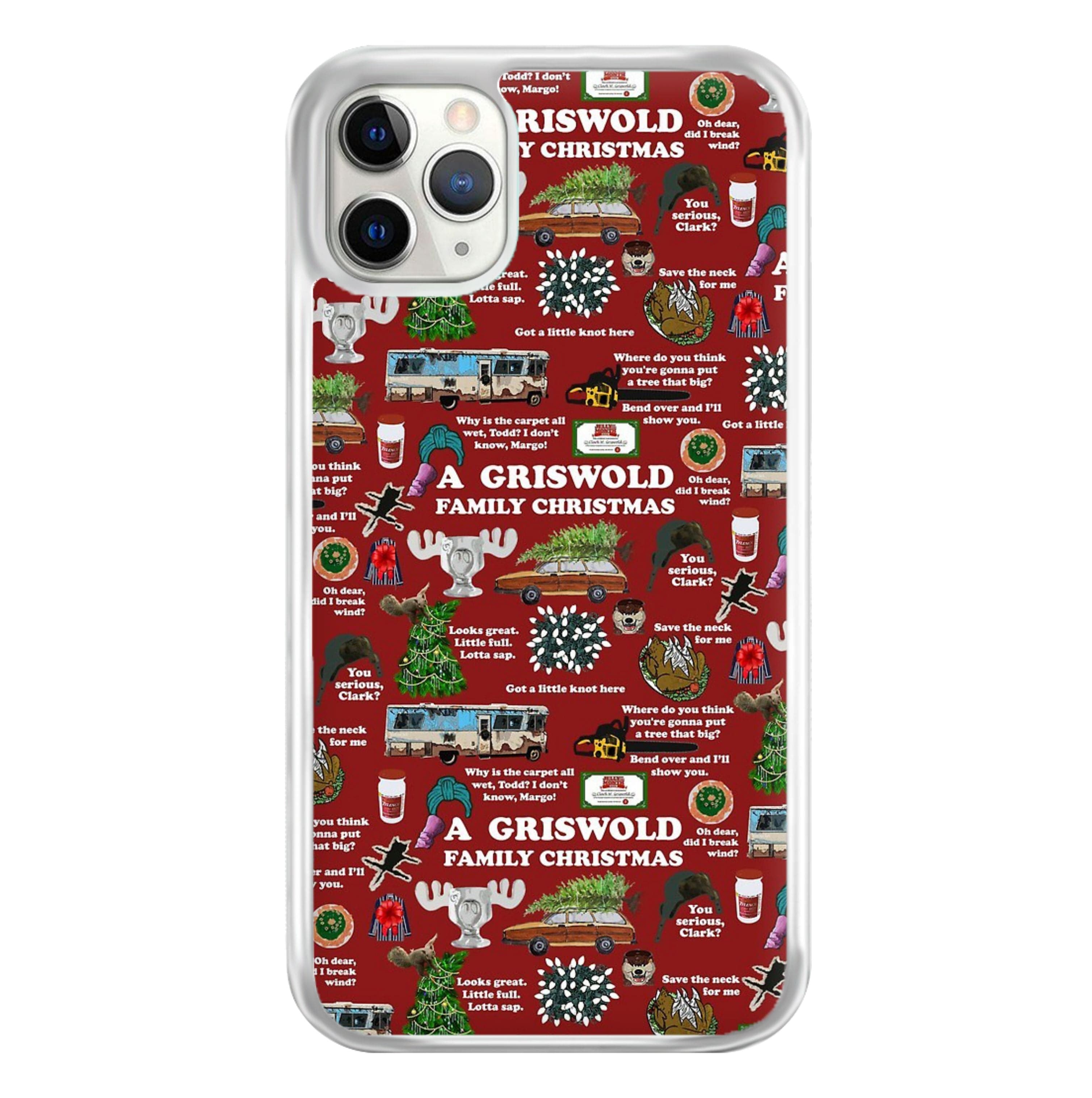 Christmas Holiday Collage Phone Case