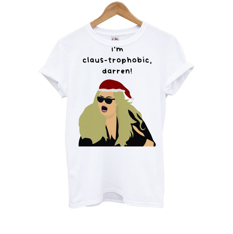 I'm Claus-trophobic Darren - Christmas Kids T-Shirt