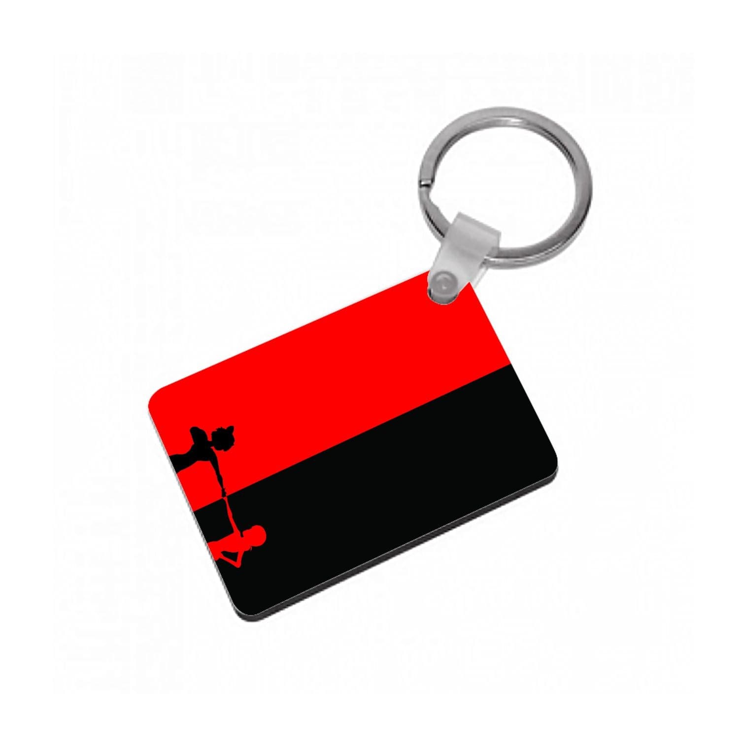 Red And Black Keyring