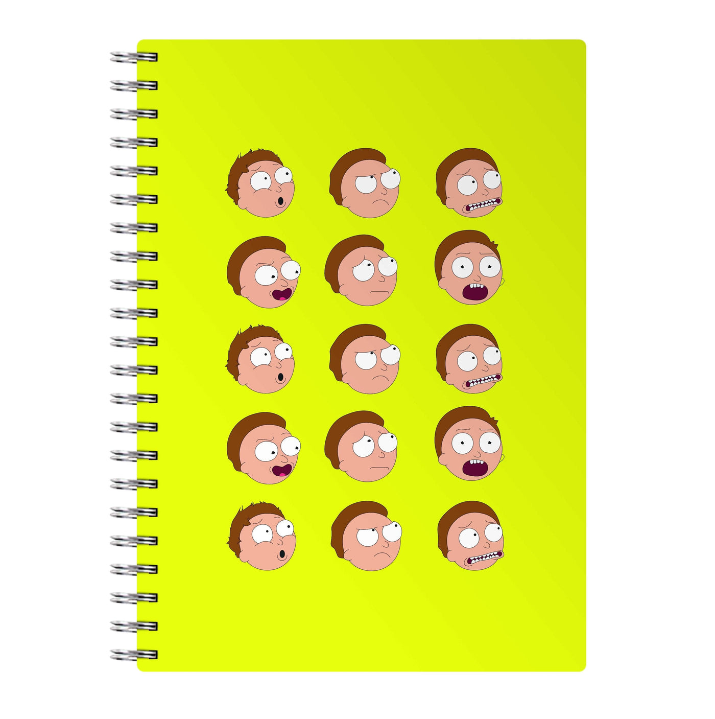 Morty Pattern - Rick And Morty Notebook
