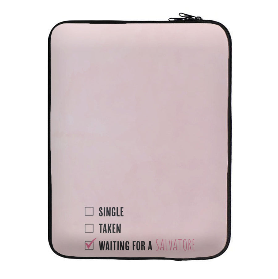 Waiting For A Salvatore - Vampire Diaries Laptop Sleeve