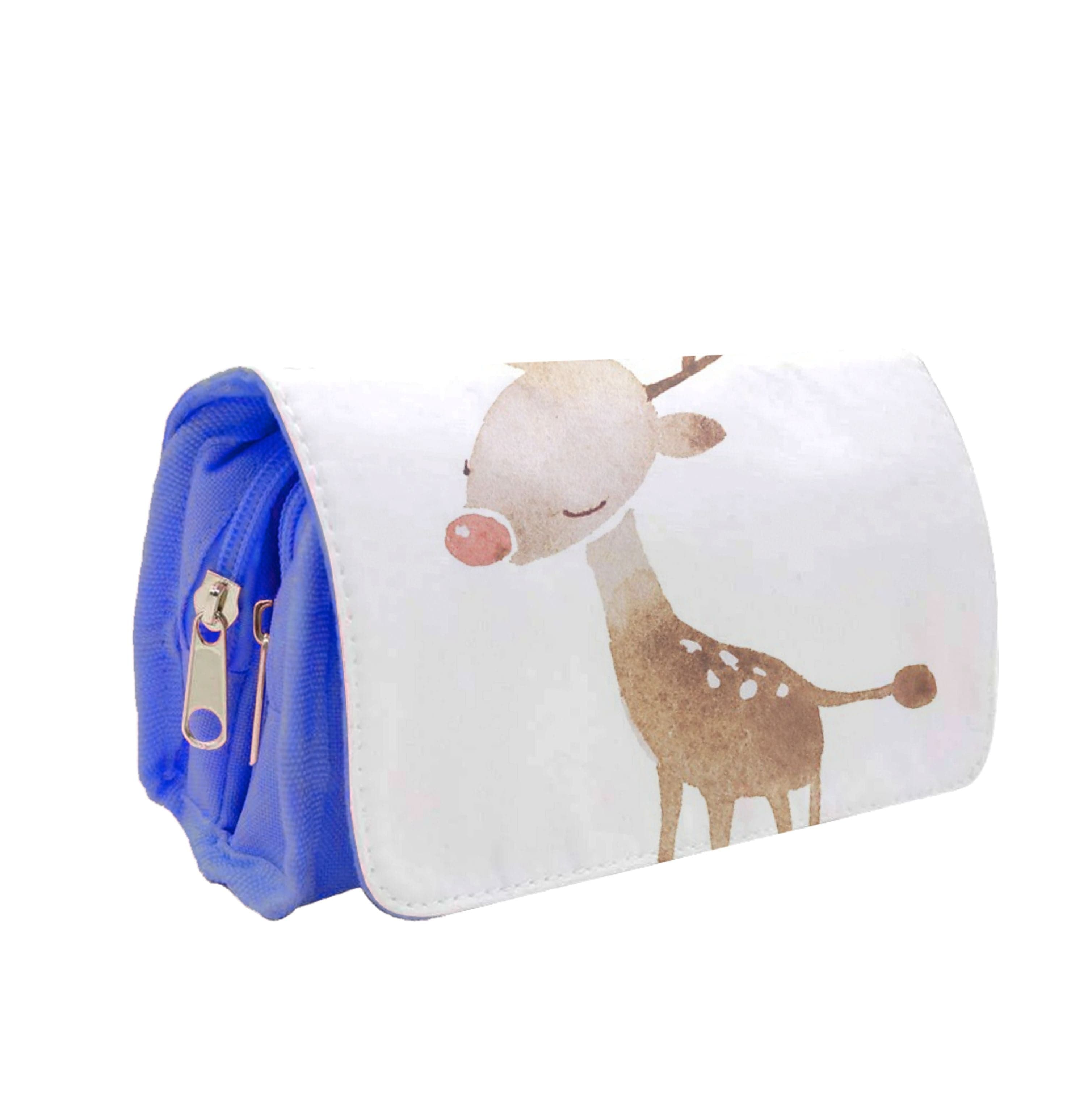 Watercolour Rudolph The Reindeer Pencil Case