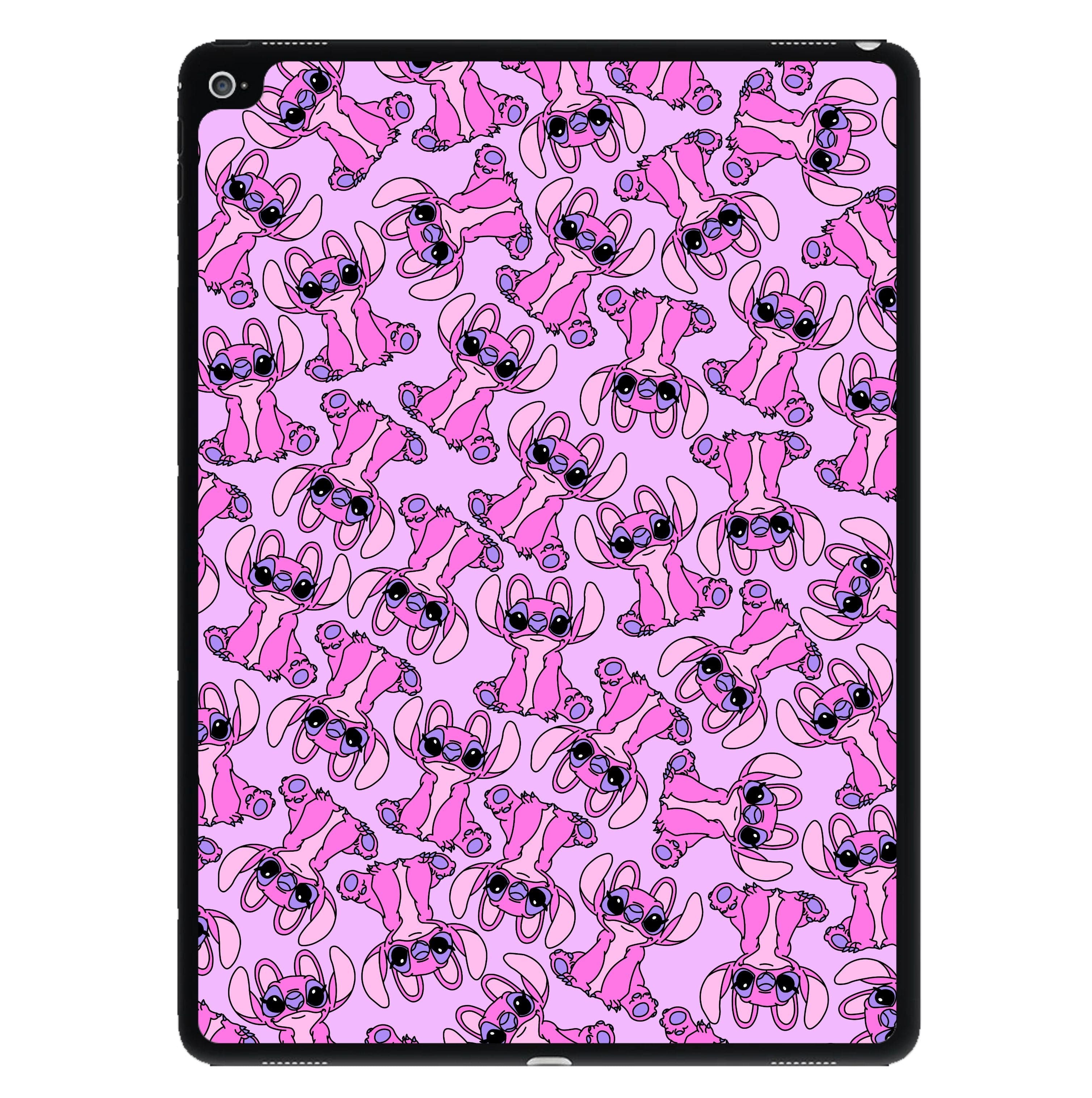 Angel Pink Alien Pattern iPad Case