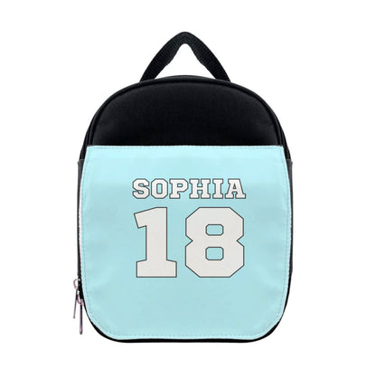 Light Blue - Personalised Football Lunchbox