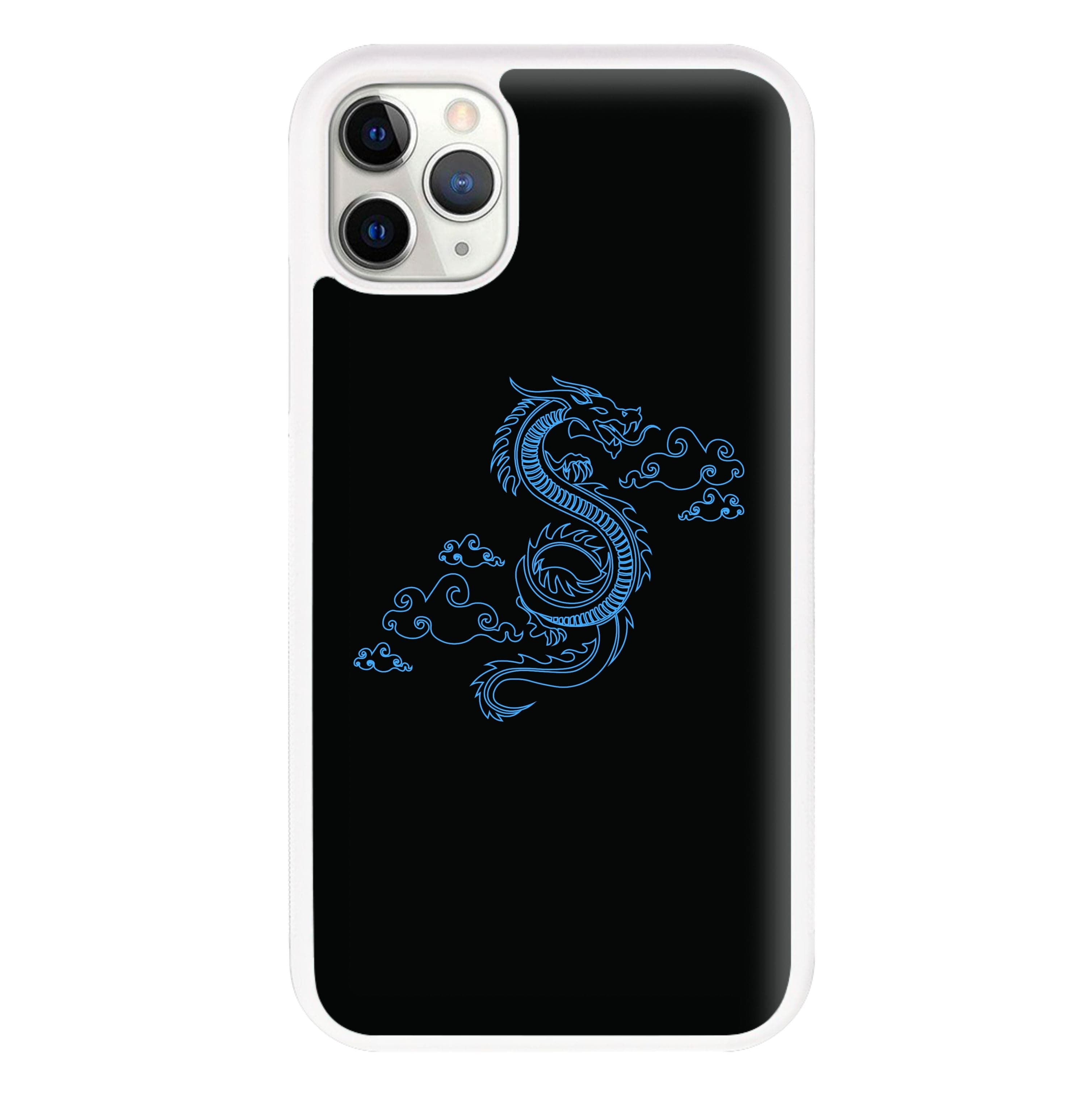 Blue - Dragon Patterns Phone Case