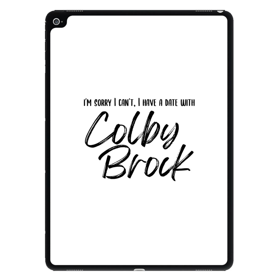 Date With Colby - Sam And Colby iPad Case