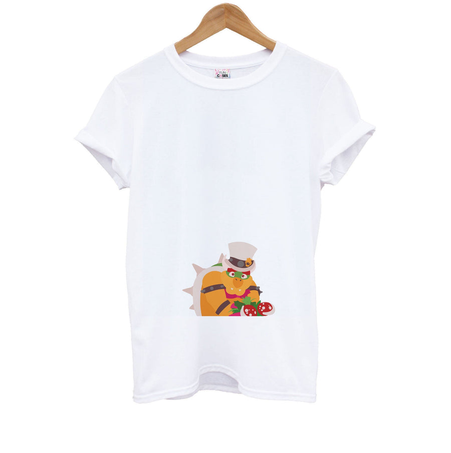 Boswer Dressed Up - The Super Mario Bros Kids T-Shirt